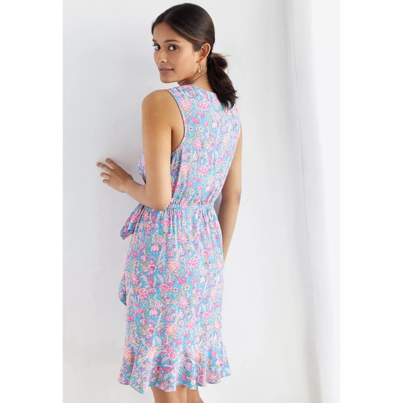 Anthropologie Tracy Reese Botanical Faux Wrap Mini Dress NWT SZ XL - Picture 4 of 16